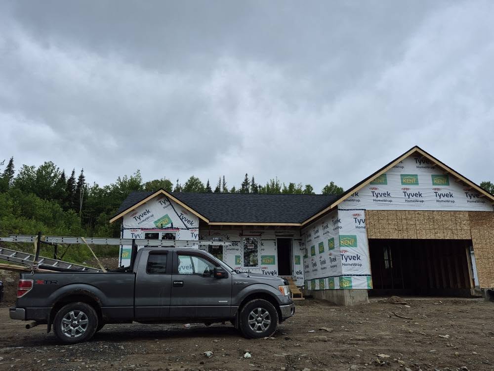 Completed roofing project